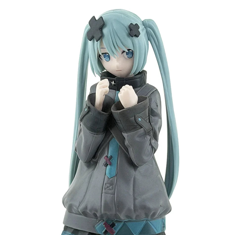 New 8inch Hatsune Miku In A World With Closed Windows Collectible Anime Action Kwaii Miku Figures Model Toys Christmas Gifts