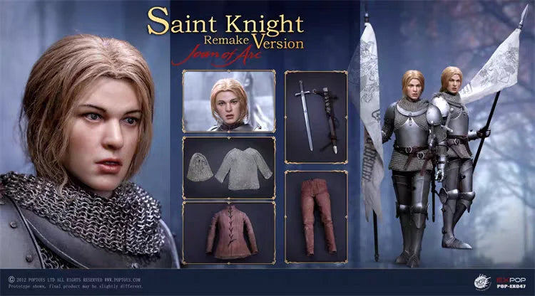 【MT】Original POPTOYS EX047 Holy Knight Joan of Arc 2.0 10th Anniversary Edition 1/6 Action Figure Model Collection
