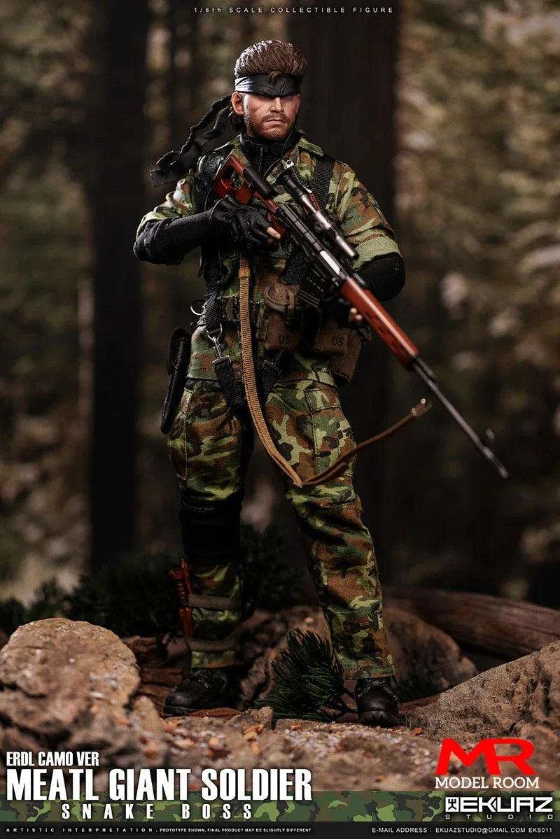 2025 Q2 EKUAZ STUDIO EKS010 EKS011 1/6 Snake Boss Action Figure 12'' Male Soldier Figurine Full Set Collectible Model Toy