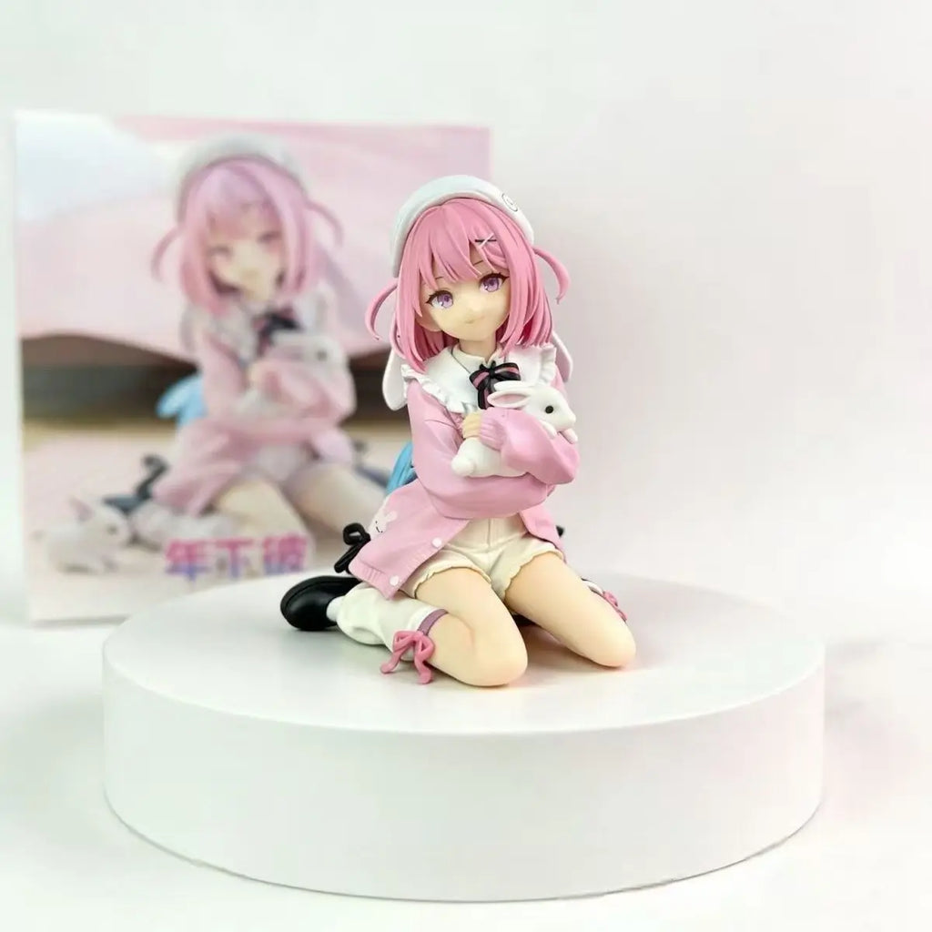 16cm Younger Girlfriend Action Figure Collectible Model Doll Toy Gift  Toshishita Kanojo illustration by ran9u Anime Girl Figure