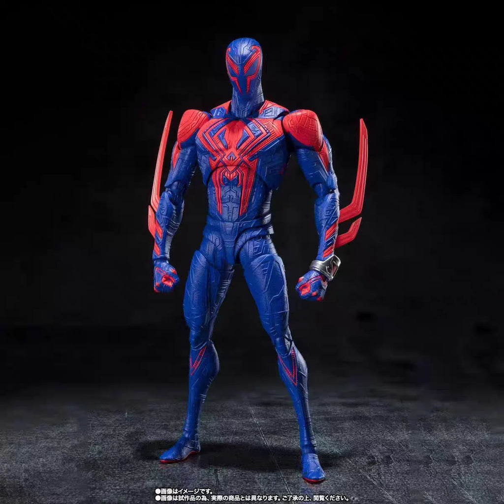 In Stock Original SH Figuarts SHF SpiderMan 2099 Spider Man Across The Spider Verse Action Figures Anime Figure Model Toy