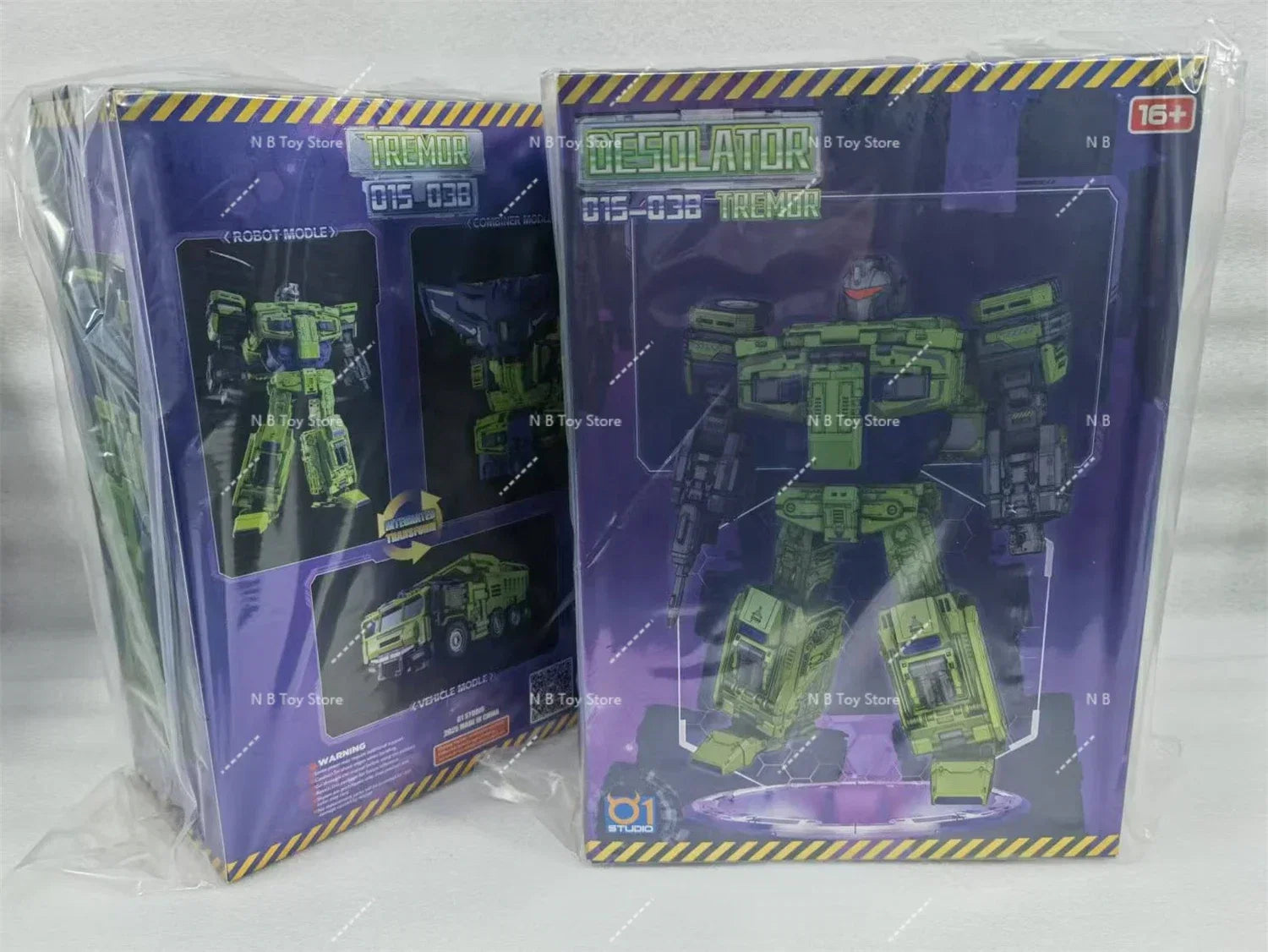 Transformation 01studio 01S 03B Devastator Robot of Long -range Trembling Action Figure