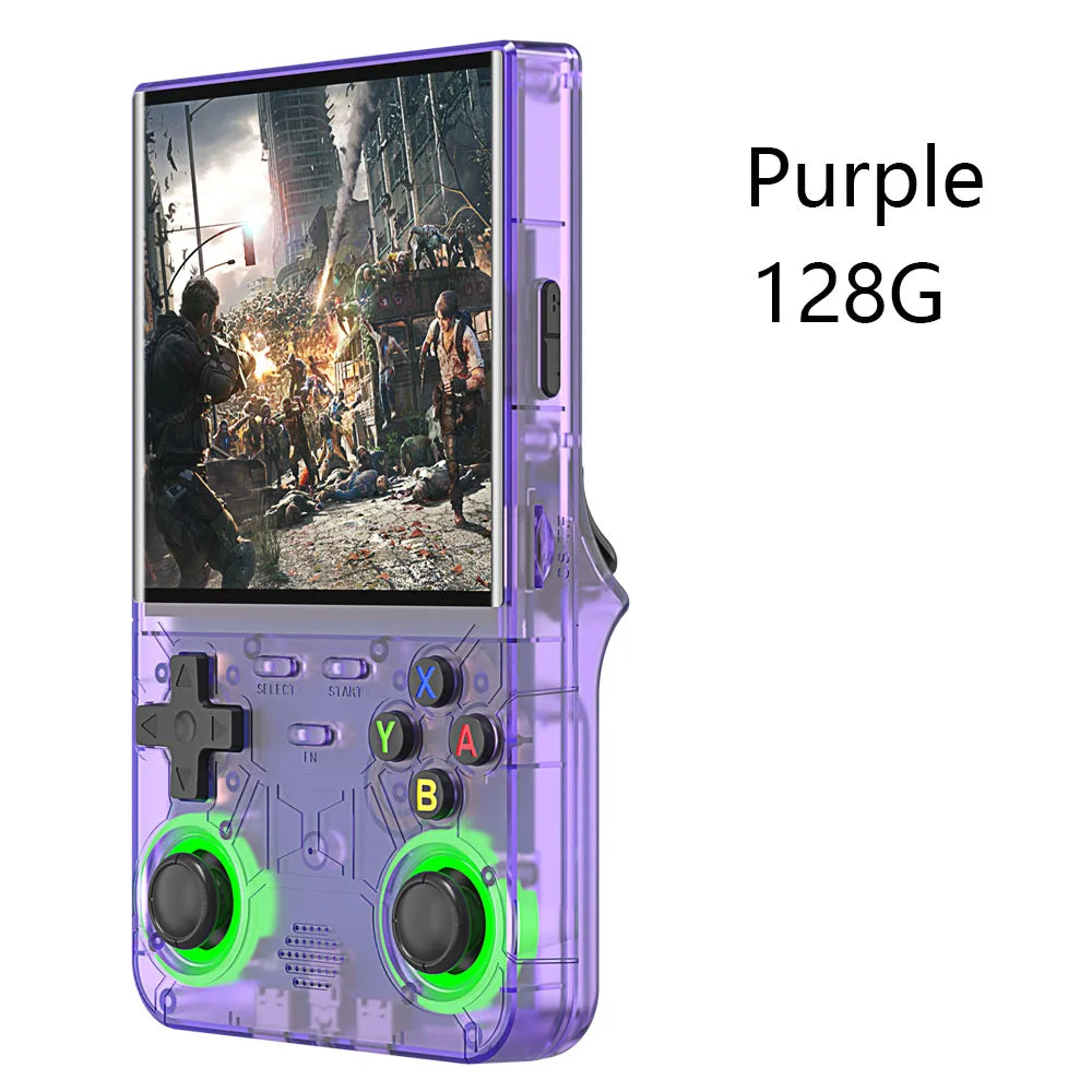 New R36 Ultra Handheld Game Console 4inch Screen Open Source Retro Pocket Video Player 30000+ Games Wi-Fi Enabled RGB Joystick