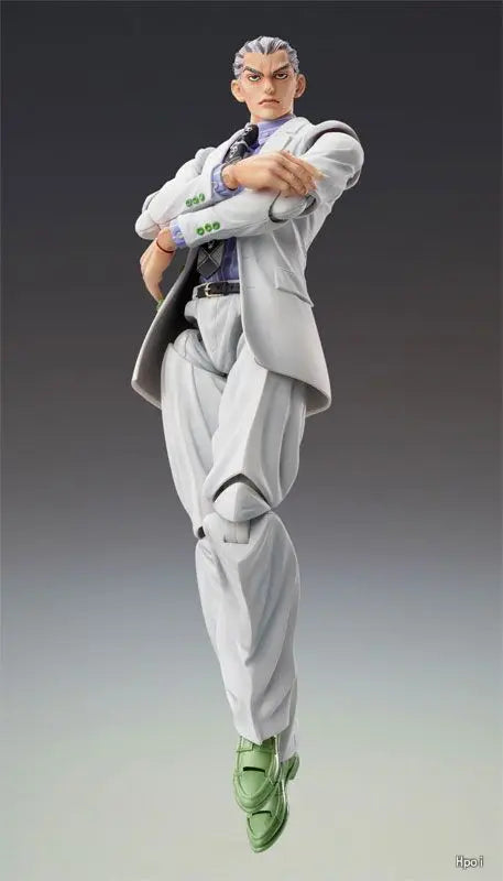 Medicos Super Action Statue Yoshikage Kira 16 cm JoJo's Bizarre Adventure Diamond Is Unbreakable Figur Original Geschenke Spielzeug Modell Bausatz Kawaii