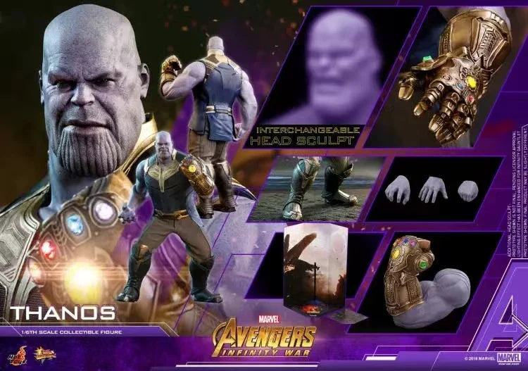 【MT】Hot Toys Marvel MMS479 "Avengers 3 Infinity War" Thanos 2.0 (Doppelkopf-Konfiguration) 1:6 Actionfigur Spielzeug