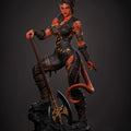 3d Printed Model White Mold Kalak Sexy Lady Resin Model Self-assembly Figurines Miniatures Decoration Crafts