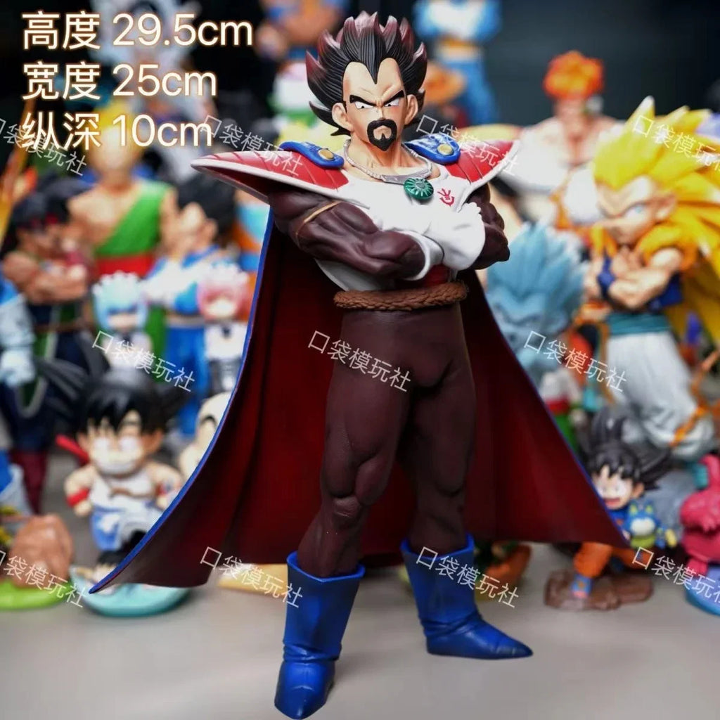 In Stock Dragon Ball King Vegeta Figure Action Figures 29.5cm Pvc Statue Collection Model Toys Gifts