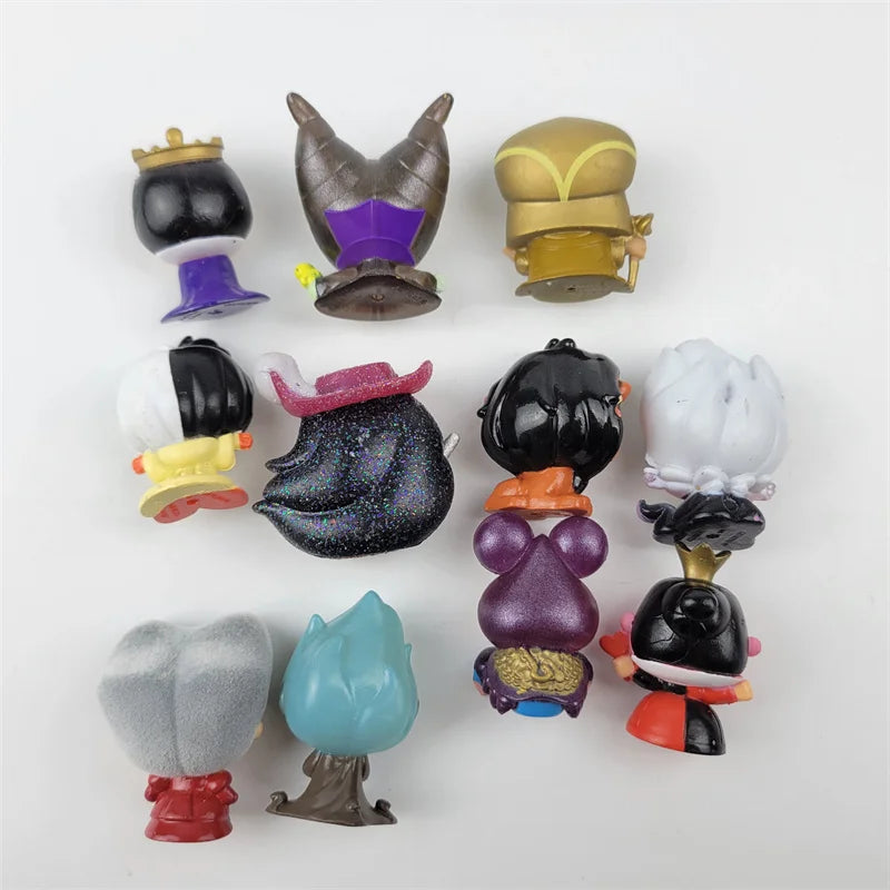 Doorables Scar Ursula Maleficent Anime Action Figures Kawaii Big Eye Model Toys Collectible Ornaments Children Gifts