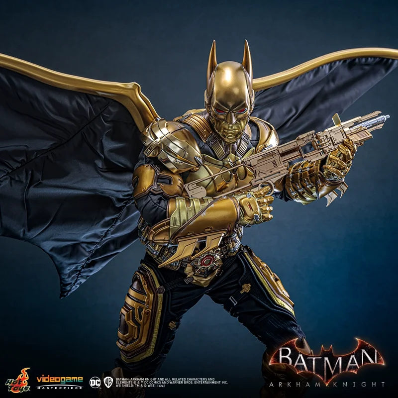 Anime Batman Arkham Knight Future Batman Black Gold Edition 1:6 Scale Handmade Collectible Action Figure for Toy Fans
