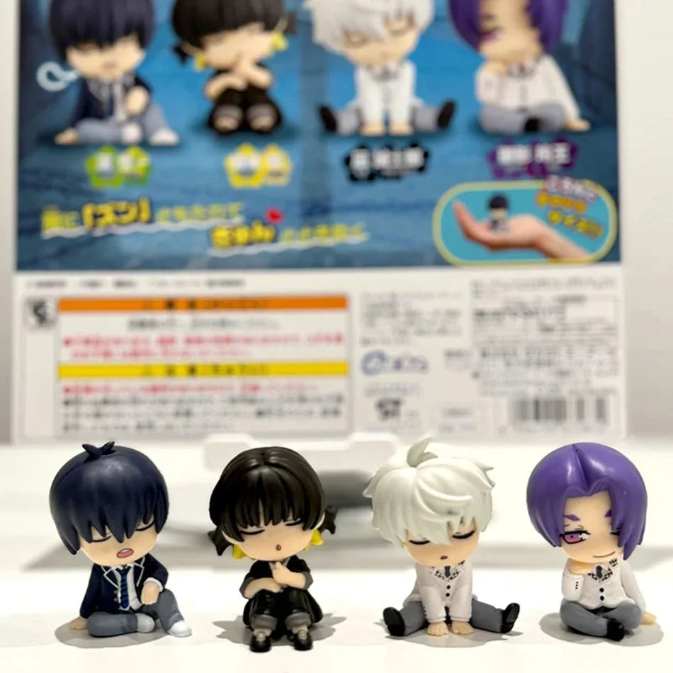 BLUE LOCK Action Figures Isagi Yoichi Bachira Meguru Anime Figure Q Version Figurine PVC Collectible Model Kids Doll Toys Gifts