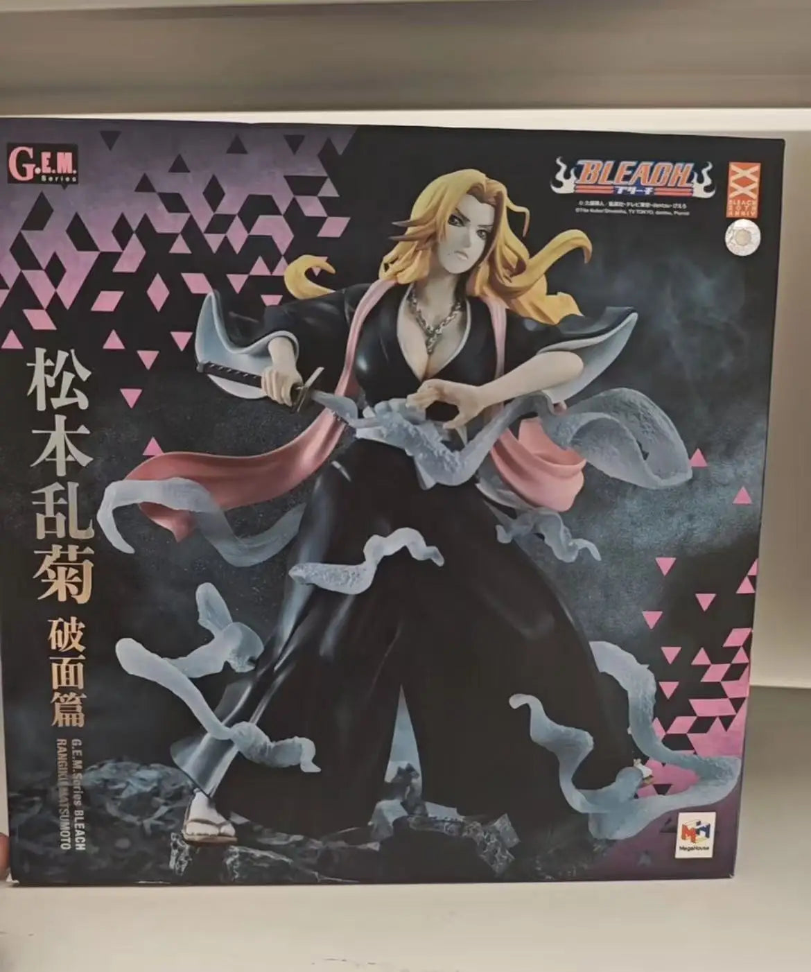 100% Original in Stock MegaHouse G.E.M. Bleach Matsumoto Rangiku Arrancar Hen Anime Figure Collection Series Garage Kit
