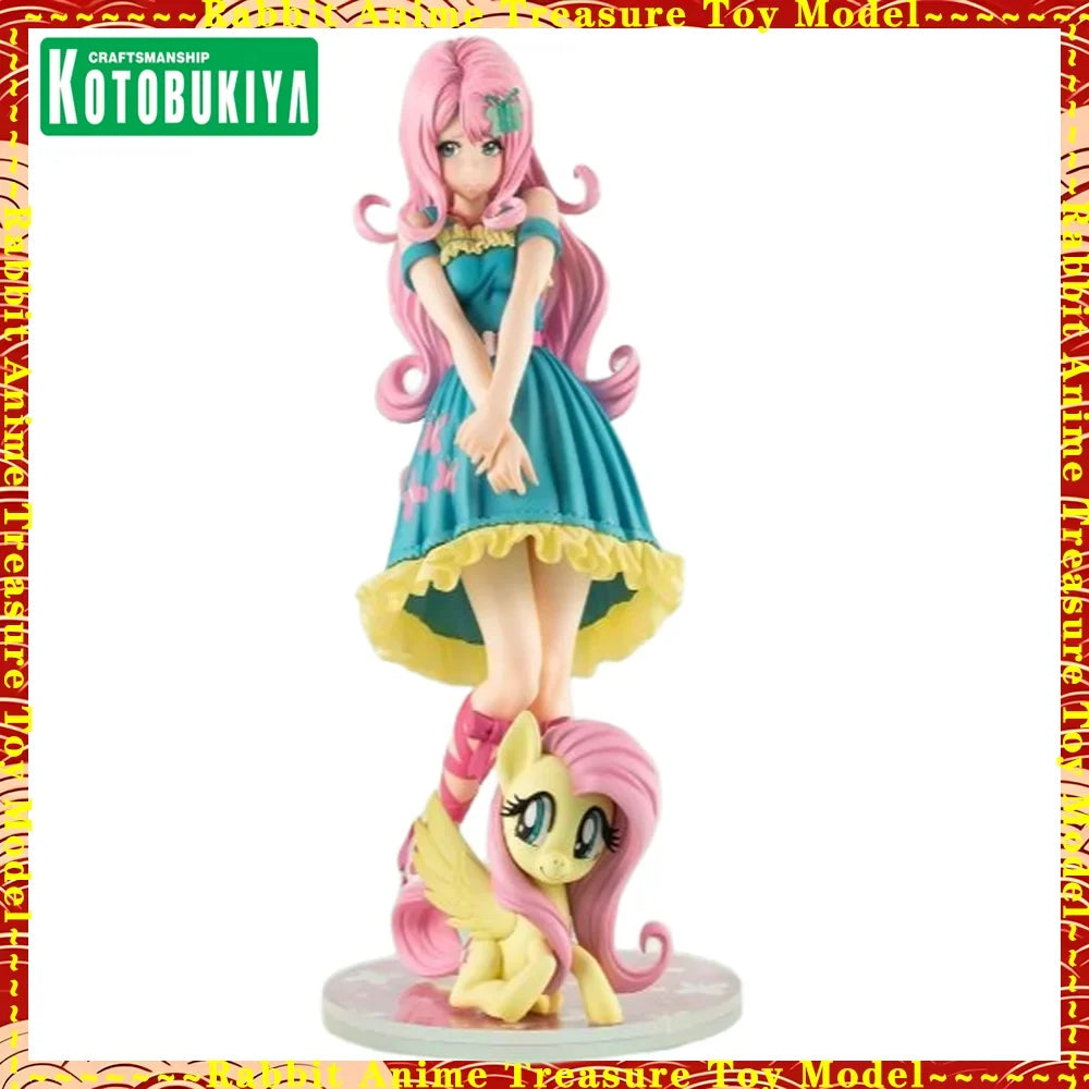 In Stock Original Genuine Kotobukiya Bishoujo Series MY LITTLE PONY Fluttershy Scale Figure Collectible Anime Statue