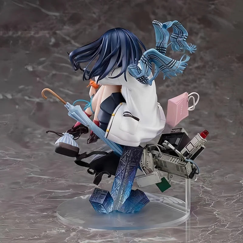 Hot 18cm Ssss Gridman Anime Figure Takarada Rikka Statue Pvc Gk Statue Figurine Model Doll Collection Room Decora Desk Gift Toys