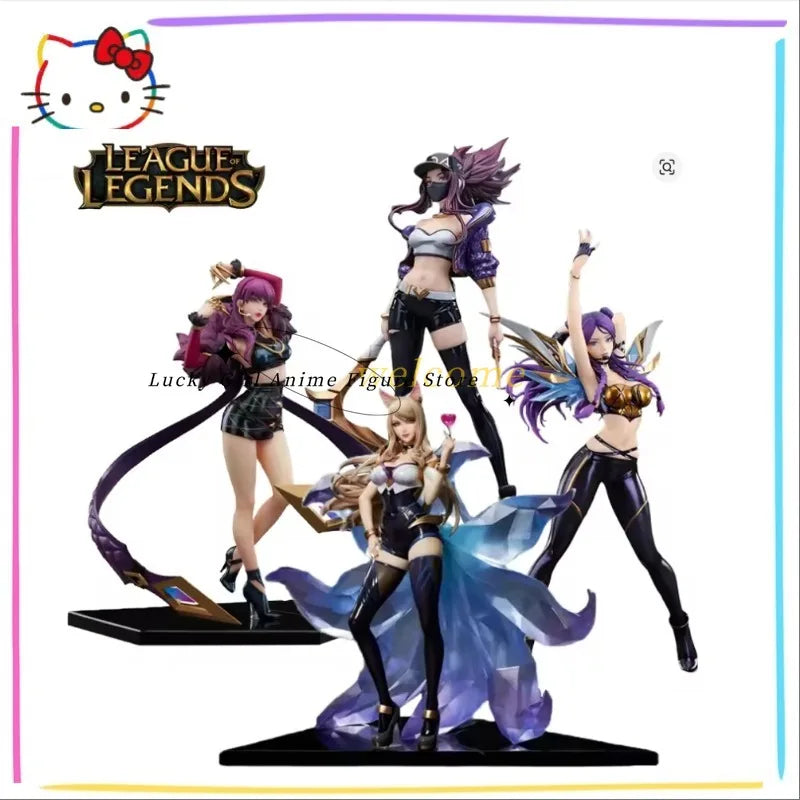 In stock Original APEX-TOYS LOL K/DA Akali Evelynn Kaisa Ahri 1/7 2025New Games Anime Figures Models Collection Hot Sale Dolls
