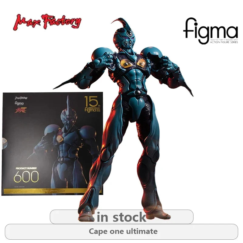 Max Factory Original Figma Armor GUYVER Series 600 Cap I Ultimate Edition Action Figure Model Toys Movable Model Gifts for Boys