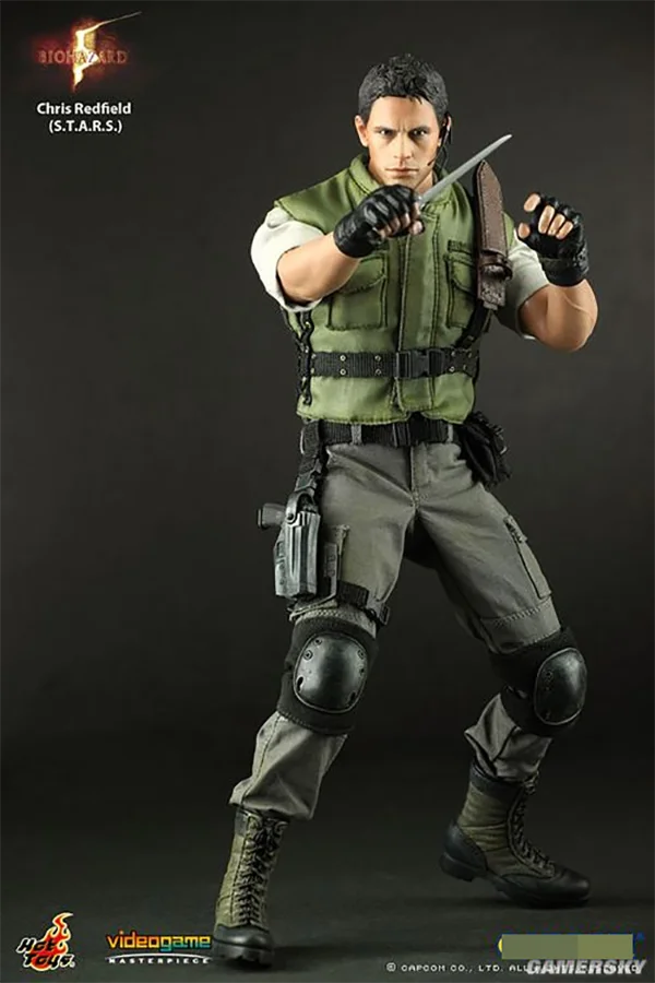 Original Resident Evil protagonist Chris Redfield 1/6 S.T.A.R.S 2.0 Action Figure Model Toys 12 inch collectible ornament gift