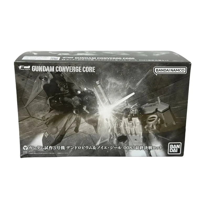 Bandai Original FW Gundam Converge Core Anime Figure AMX-002 Neue Ziel＆GP03D Gashapon Shokugan Collectible Toys Gift For Kids