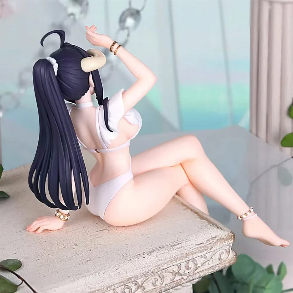 Overlord Albedo In Stock swimwear PVC Anime Action Figures Model Collection Ornament Anime Cartoon Model Toy Gift