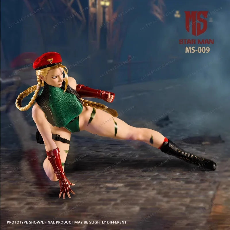 In Stock STAR MAN 1/6 Female Agent Bee Street Fighter Jiami MS-009 Movable Soldier Doll Hand Model Gift Collection