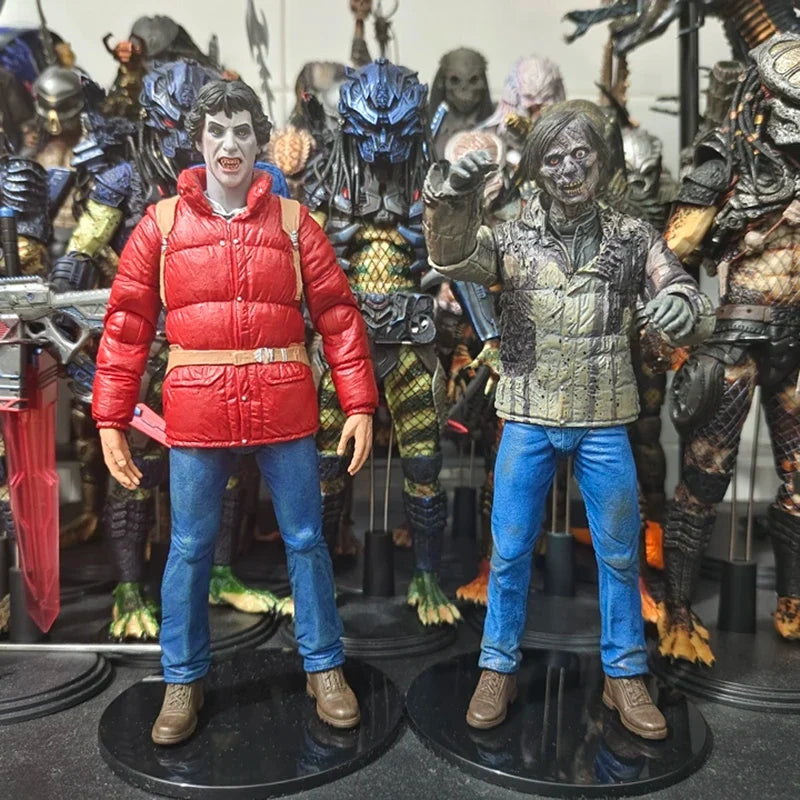 An American Werewolf in London Jack Goodman and David Kessler Action Figure NECA 04949 Figuras 7-Inch Model Ornament Original