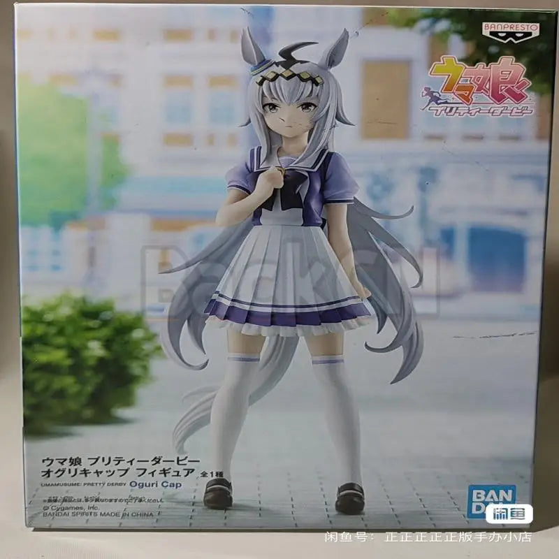 In Stock Bandai Original Banpresto Pretty Derby Oguri Cap Model Doll Brand New Boxed Action Figure Anime Action Figures Toys