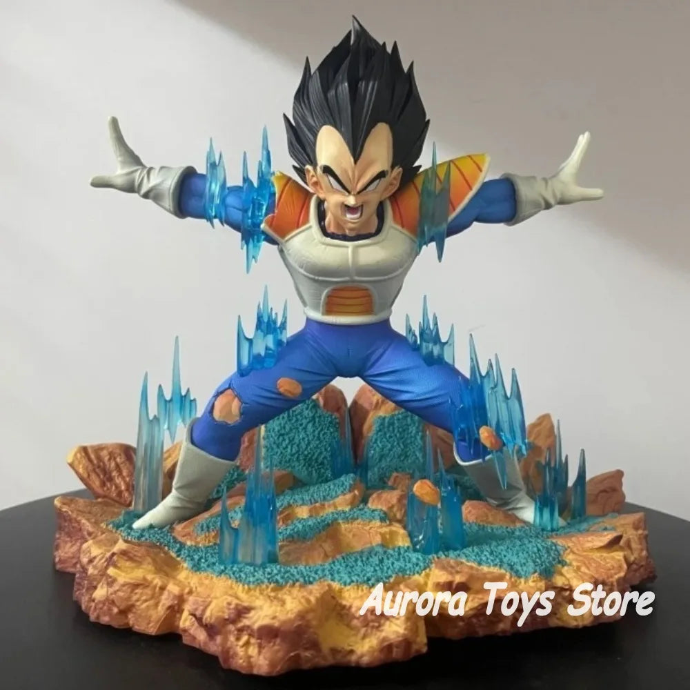 22cm/8.66in Anime Dragon Ball Z Figure Super Saiyan Majin Vegeta Action Figures PVC Statue Collection Model Toys Birthday Gifts