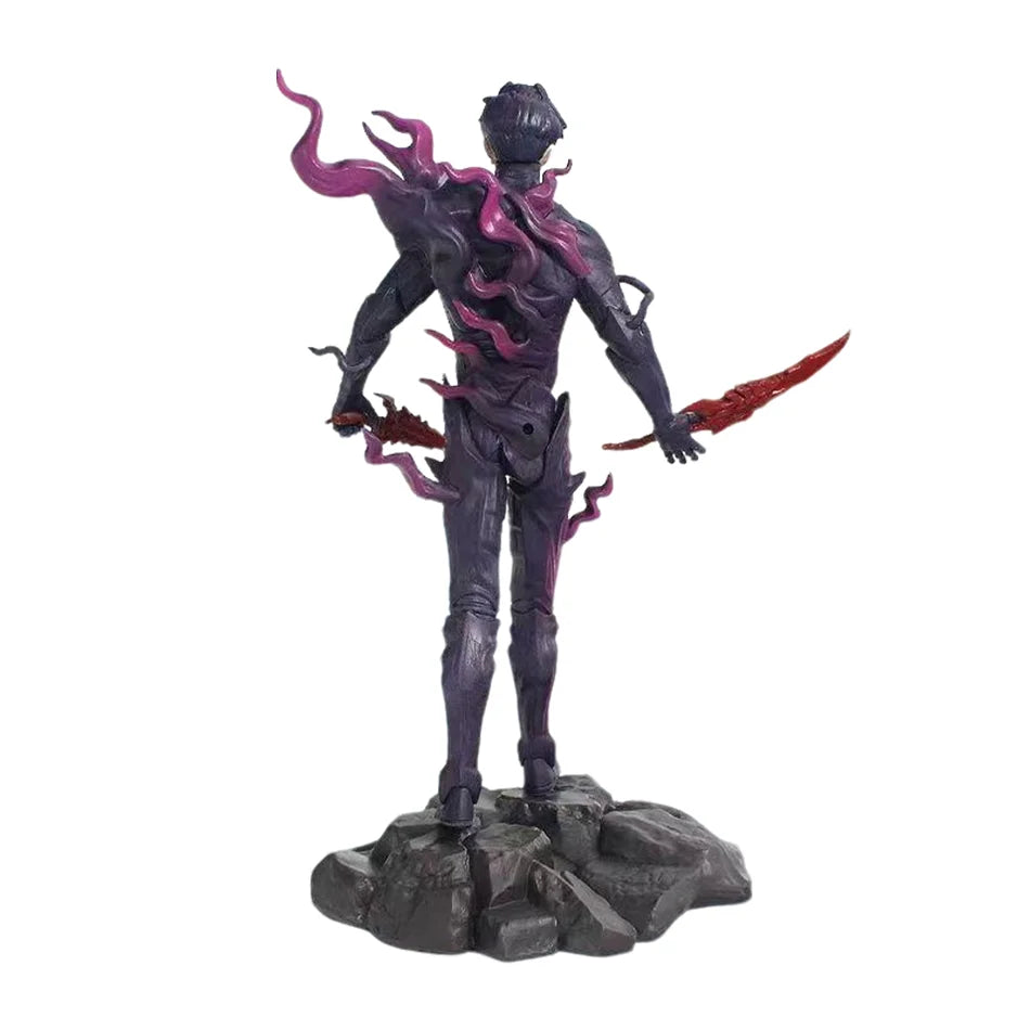 Solo Leveling Sung Jinwoo Hunter Form Standing Pose Collectible Figure Holiday Gift Model Toy
