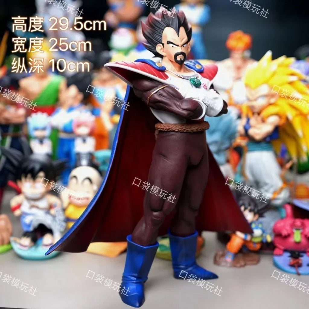 In Stock Dragon Ball King Vegeta Figure Action Figures 29.5cm Pvc Statue Collection Model Toys Gifts