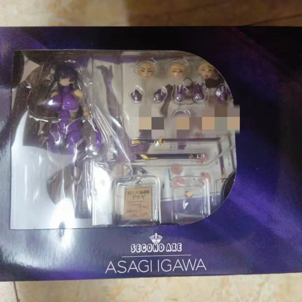 16cm Taimanin Series Second Axe Asagi Igawa Action Anime Figures Native Rocket Japan Verison