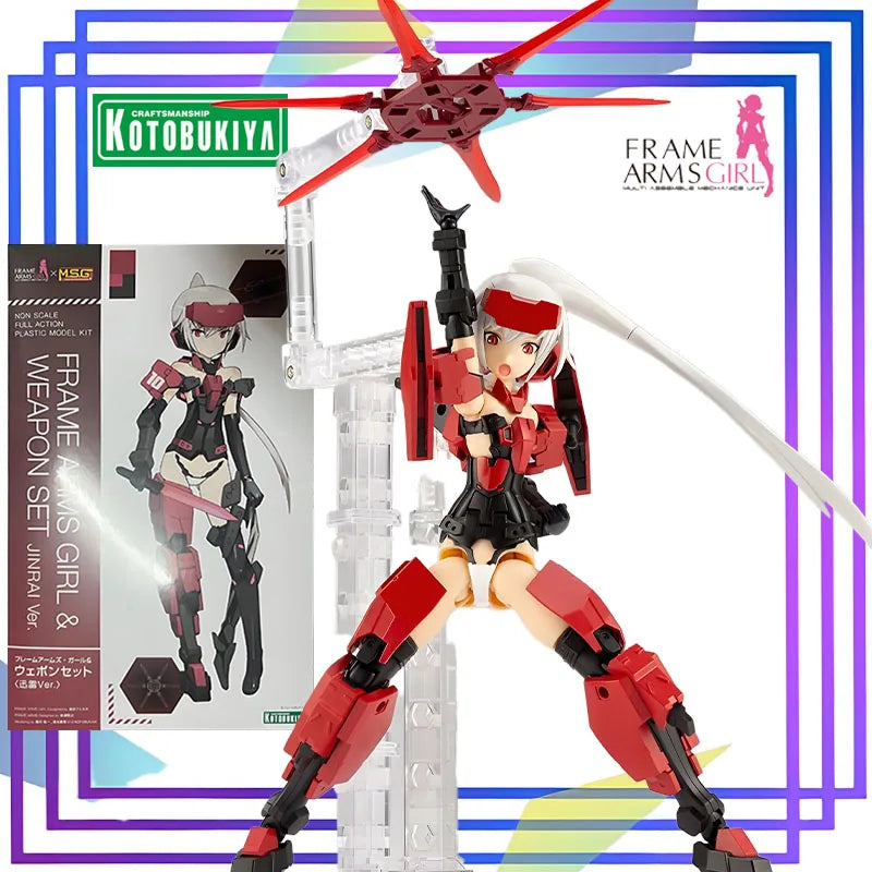Kotobukiya Original Frame Arms Girl Series《Thunderbolt 》Anime Action Figure Assembly Model Toys Collectible Model