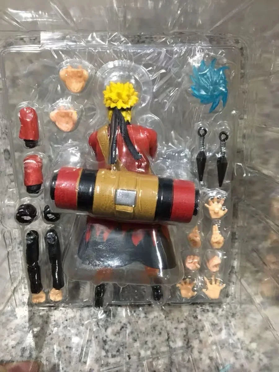 9 types Shippuden Shf Uzumaki Rasengan Action Figures Movable Joints Face Change Dolls Anime Figurines Models Toys Gifts