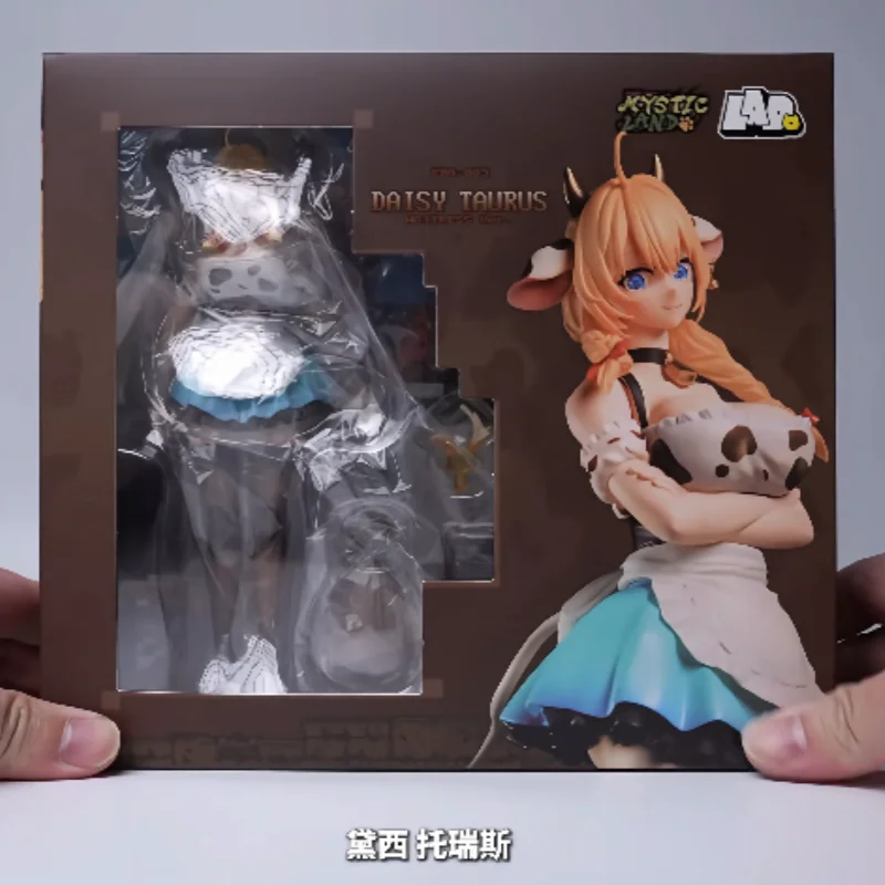 Ladotoys auf Lager 16,5 cm 1/12 Maßstab Mystic Land Daisy Taurus Kuh Bier Mädchen Bewegliche Actionfigur Schreibtischspielzeug