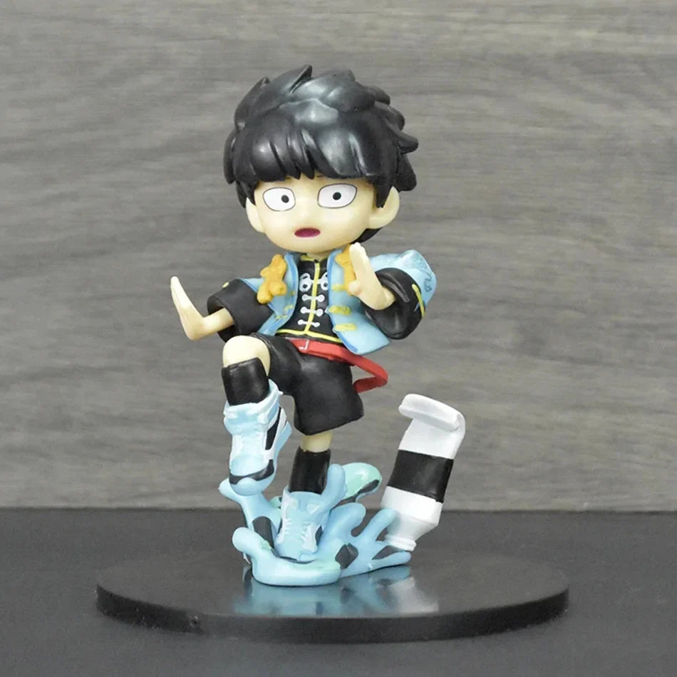 Mob Psycho 100 Reigen Arataka Q Edition Anime Figure Kawaii Sitting Palm Series Model Doll Desktop Ornament Collectible Gift