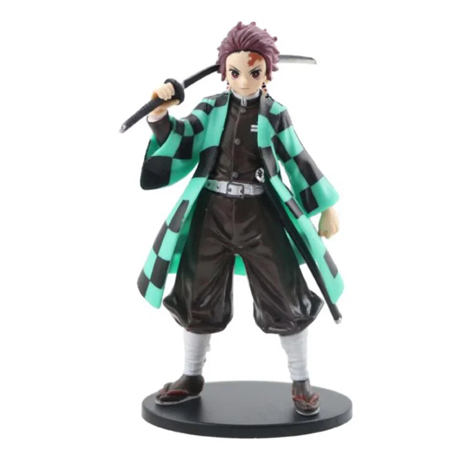 Anime Demon Slayer Kimetsu no Yaiba Figure 15cm Nezuko Tanjirou Mitsuri Shinobu Zenitsu Kyoujurou Action Figural Model Toy Gifts