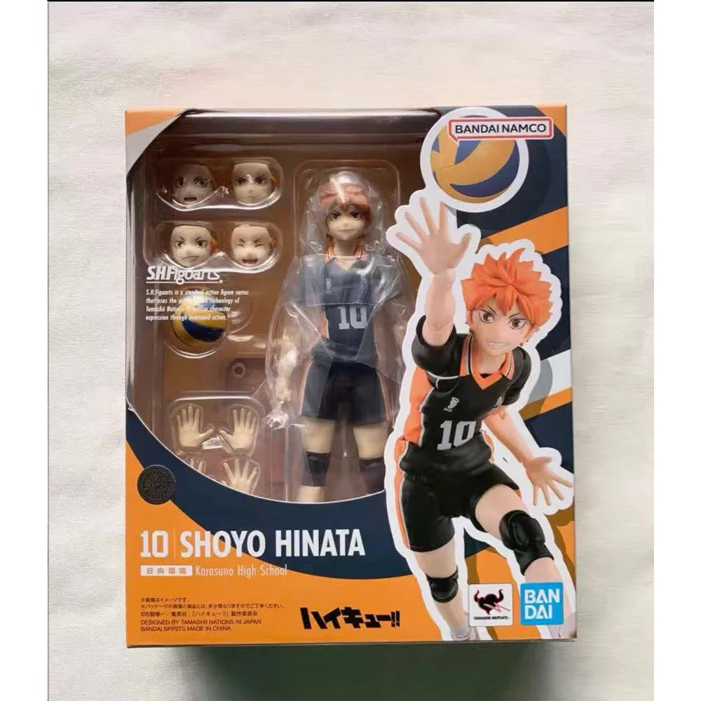 100% Authentic In Stock Genuine Bandai S.H.Figuarts Shoyo Hinata Haikyu!! Anime Action Figure Collection Model Toy