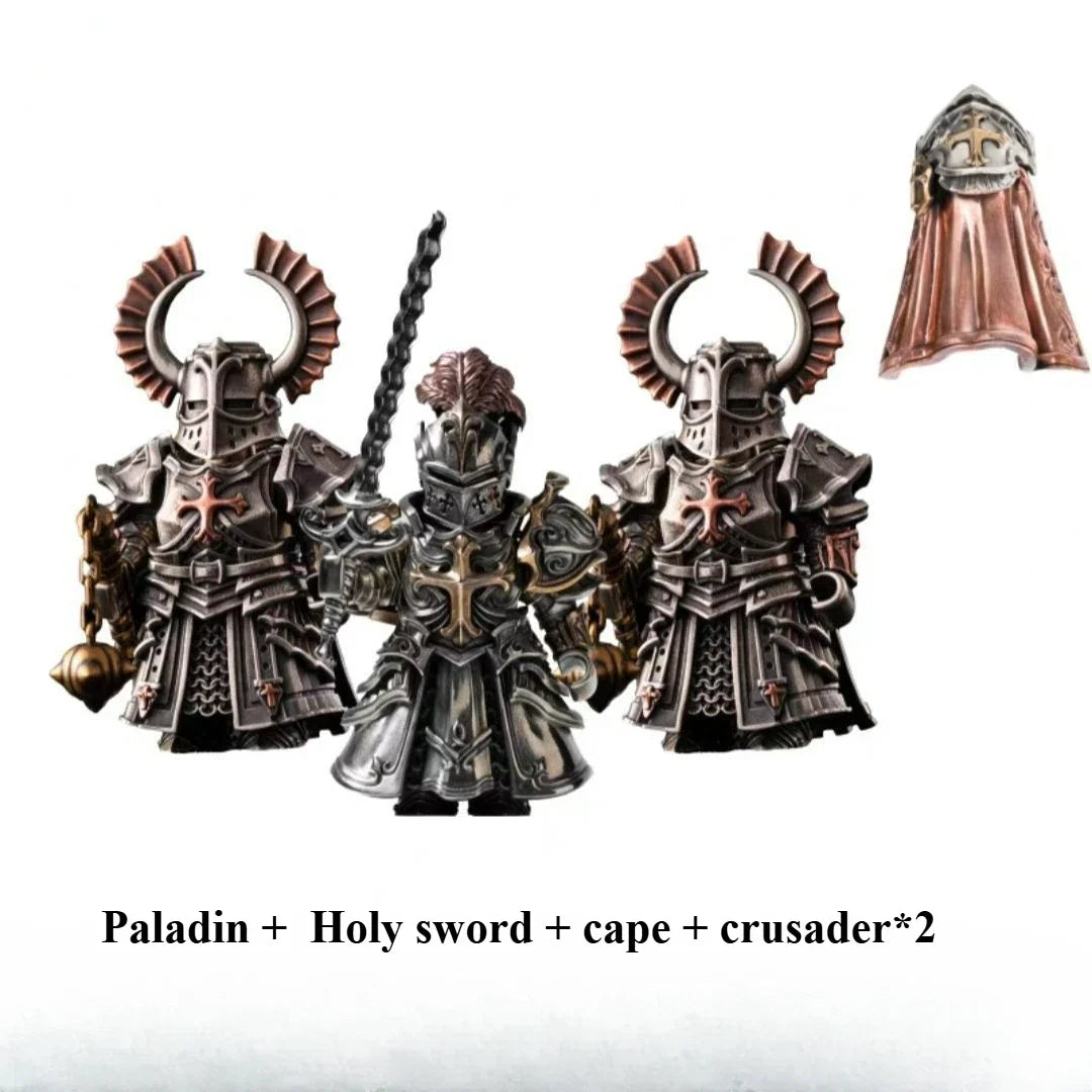 Paladin Magnetic Detachable Metal Figurine Desktop Decoration Copper Pendant Handle Figurine small gifts and souvenirs