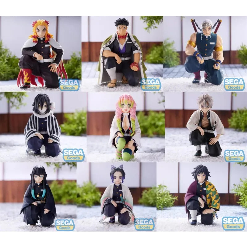 Original SEGA Demon Slayers Hashira Meeting Rengoku Kyoujurou Tokitou Muichirou Kanroji Mitsuri Giyuu Shinobu Anime Figures