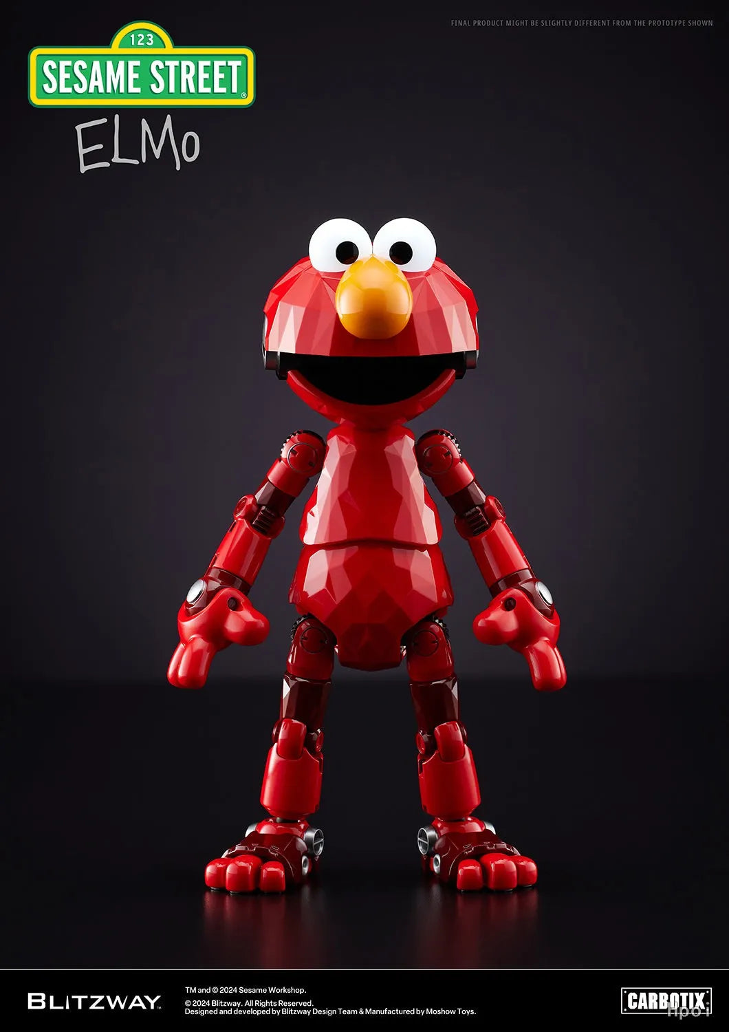 【Original】MOSHOWTOYS BLITZWAY ELMO Mecha-Complete Action Figure Modell Spielzeug