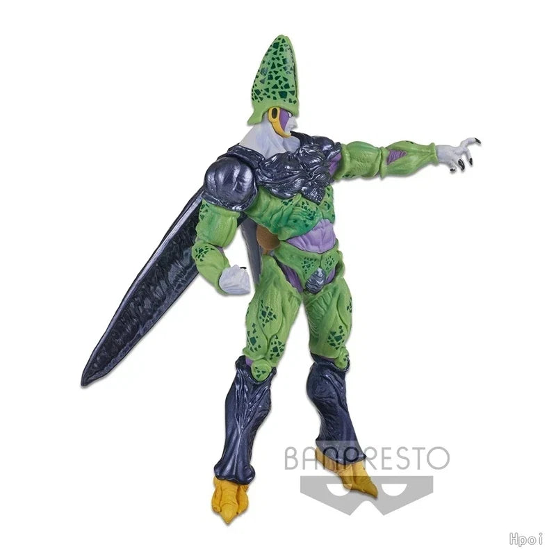 22CM Bandai Dragon Ball Anime Figure Cell Standing Figure Toy PVC Action Figure Figurine Collectible Model Toys Gift for Kids