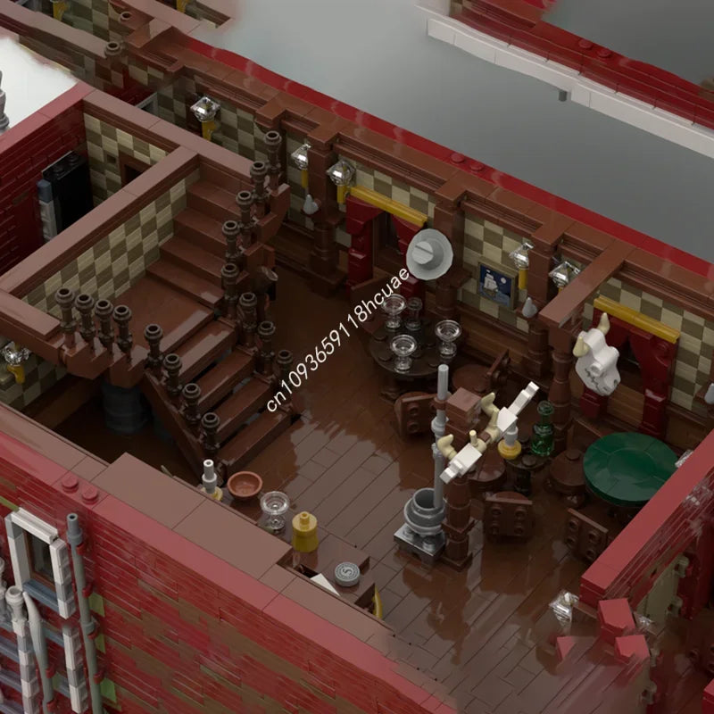 7042pcs MOC Red Dead Redemption 2 Valentine Model Building Christmas Gift Blocks Construction Assemble Toys Creative Idea Brick