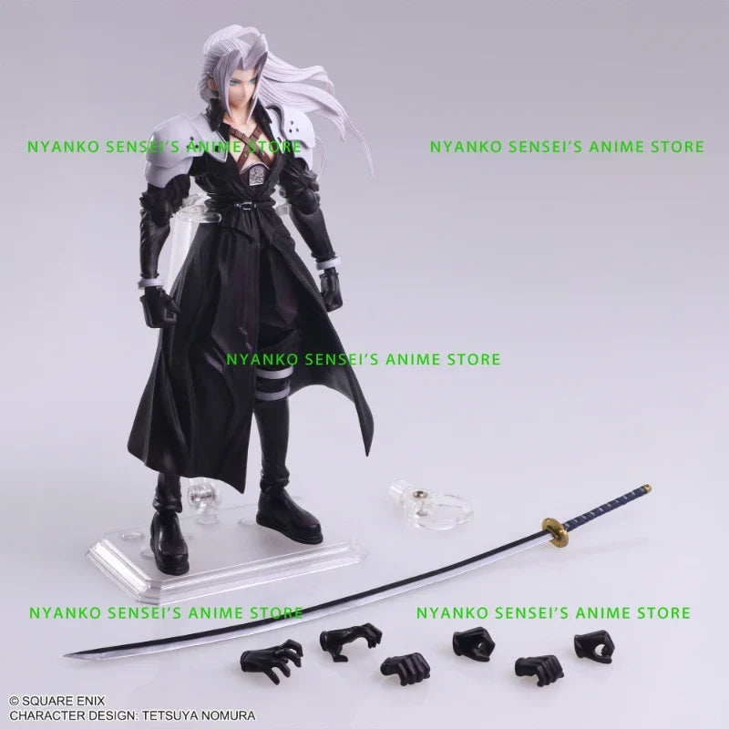In Stock Square Enix Final Fantasy VII BRING ARTS Sephiroth Action Figure Anime Model Toys Desktop Trendy Gift Collectibles