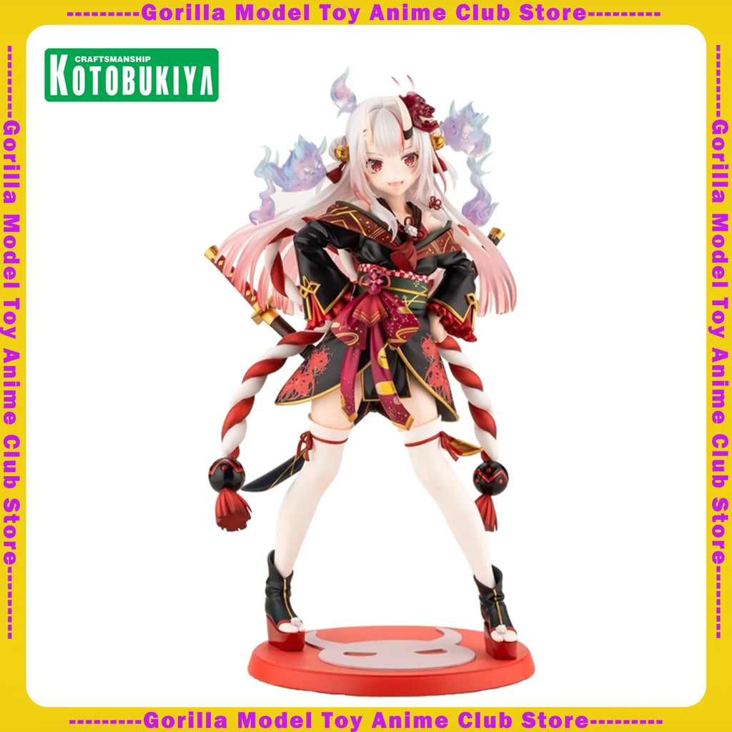 In Stock Original Genuine KOTOBUKIYA Nakiri Ayame hololive Anime Figure Model 245mm Collectible Statue Gift Model Doll Ornament