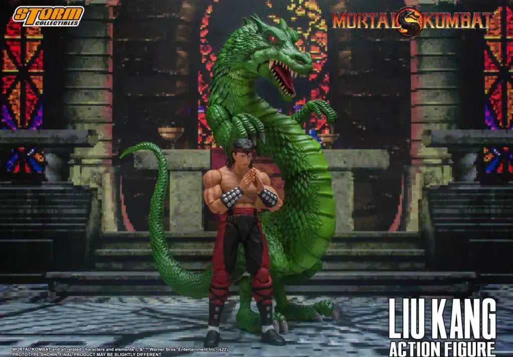In Stock Storm Toys Mortal Kombat Liu Kang 1/12 Action Figure Model Collection Gift