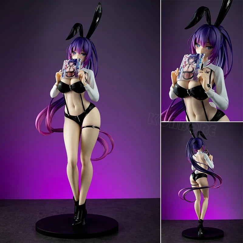 25cm BearPanda Yuna Bunny Girl illustration by Biya Anime Figure KonoSuba Darkness/Yuna-chan Action Figure Sexy Model Doll Toys