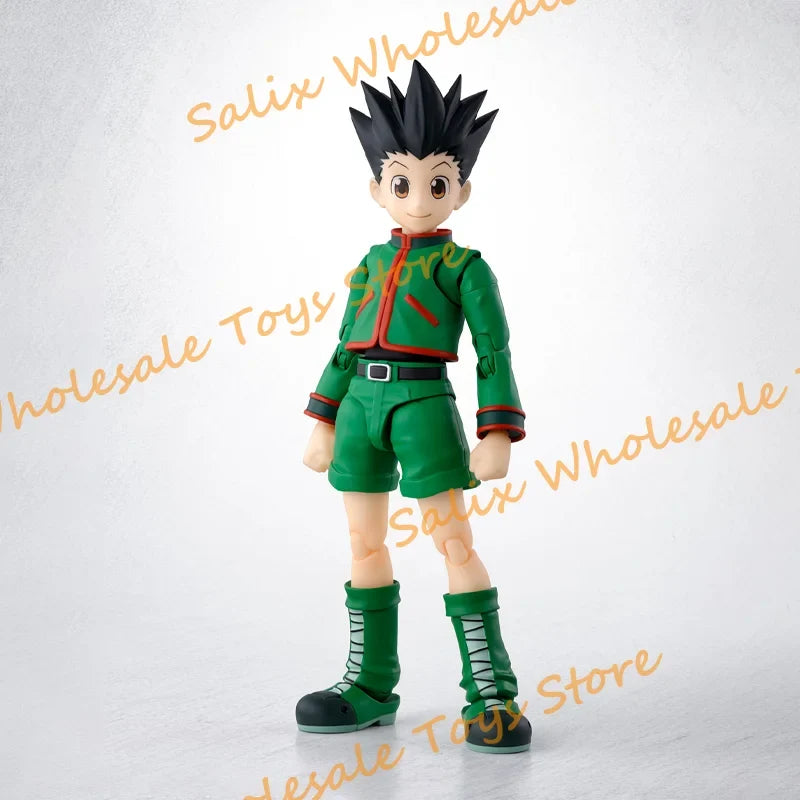 In Stock Ko Hunter x Hunter Killua Zoldyck Gon Freecss Combo SHF Action Figure Anime Action Figures Collectibles Model Gift Toys