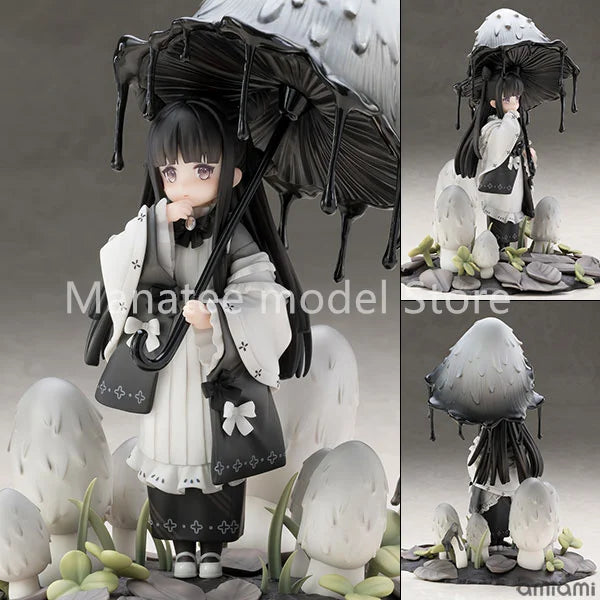 Reverse Studio Original Mushroom Girls Series No.4 Shaggy Ink Cap PVC Action Figure Anime Model Toys Collection Gift