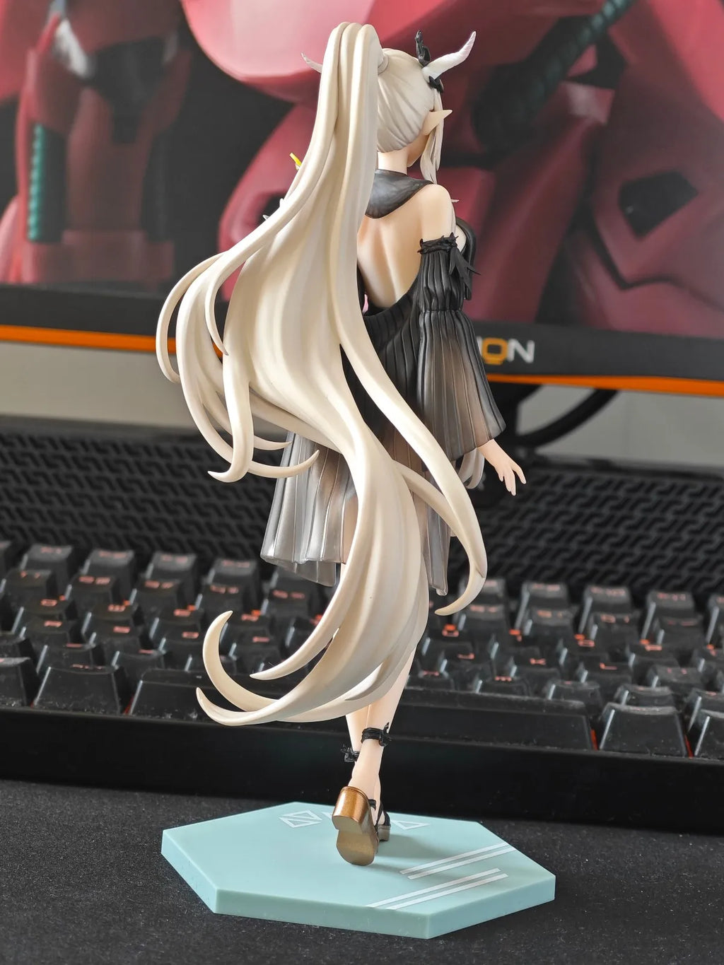 17cm Arknights Angelina Anime Game Figure Shining Summer Time Action Figure Amiya/Texas Figurine Sexy Collectible Model Doll Toy