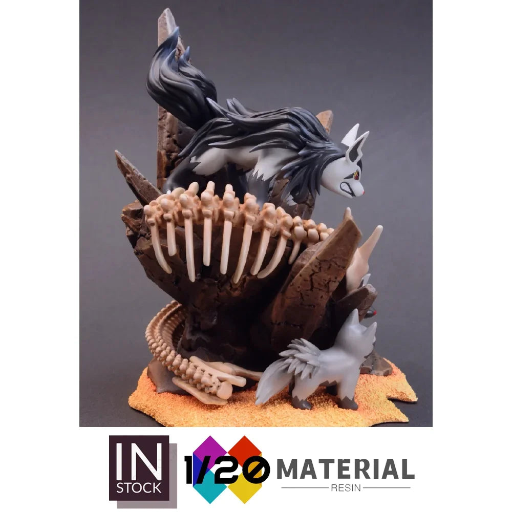 [In Stock]1/20 PVC Scale World [MINAMO] - Poochyena & Mightyena [Split RE-MENT]
