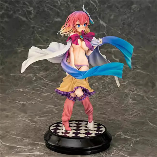 24cm No Game No Life Stephanie Dola standing position Anime Figure Collectible Model Statue Desktop Decoration Gift