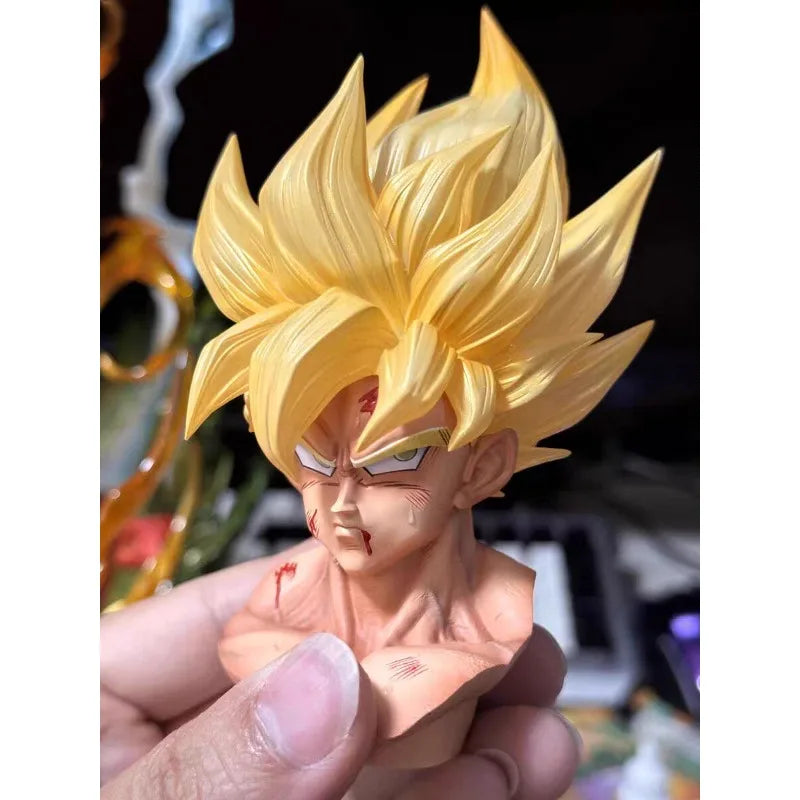 60cm Dragon Ball Figure Super Saiyan Son Goku High-end Anime Model Resin Collection System Desktop Ornaments Holiday Gift Toys